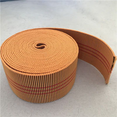 Китай удлиненность Веббинг 20%-30% мебели цвета апельсина 60мм на открытом воздухе с 3 красными линиями поставщик