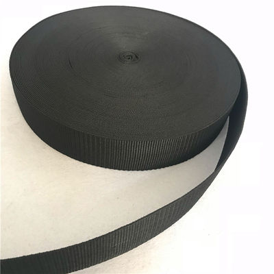Китай Веббинг цвета черноты ленты ПП пластиковый для патио предводительствует ширину 50г/М 50мм поставщик