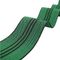 цвет эластичного Веббинг софы ПП ширины 50мм зеленый с 3 черными линиями поставщик