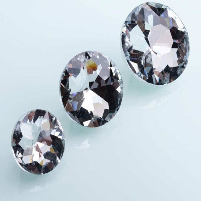 Страз Мулти размера стиля различного кристаллический застегивает прозрачный диаметр 25мм