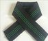 Цвет Веббинг 68г/М индийской софы стиля эластичный черный с 3 зелеными линиями поставщик
