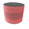 3 удлиненность красного цвета 50%-60% ширины Веббинг 70мм софы дюйма эластичных с черными линиями поставщик